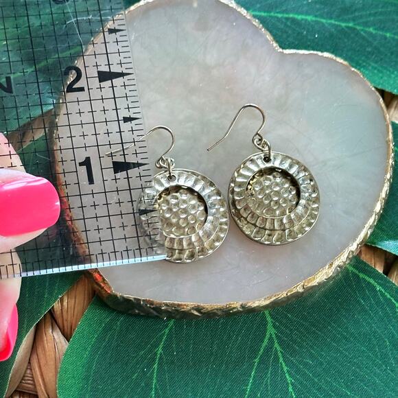 BOGO FREE GOLD BRASS BOHO EARRINGS - Picture 3 of 3